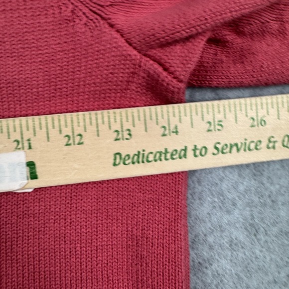 Vintage CJ Banks Sweater Womens 2X Pink Floral Embroidered Cardigan Y2K Granny - Picture 10 of 11